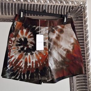 VALENTINO Sub-Zero Couture Multicolor Tie-Dye Print Shorts IT 40 US 4 S Org $980